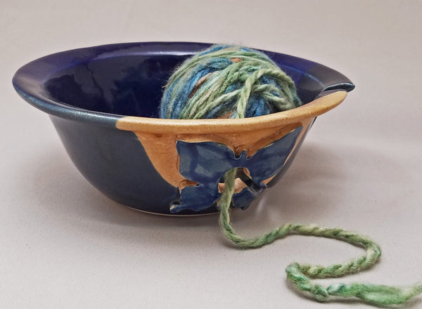 Yarn Bowl-Butterfly – Stegall's Pottery